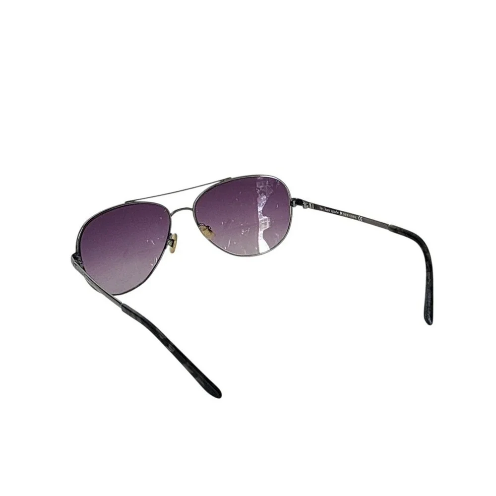 KATE SPADE Aveline Purple Silver Gradient Aviator‎ Sunglasses 58 mm 10